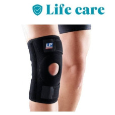 Knee joint with braces to treat knee pain